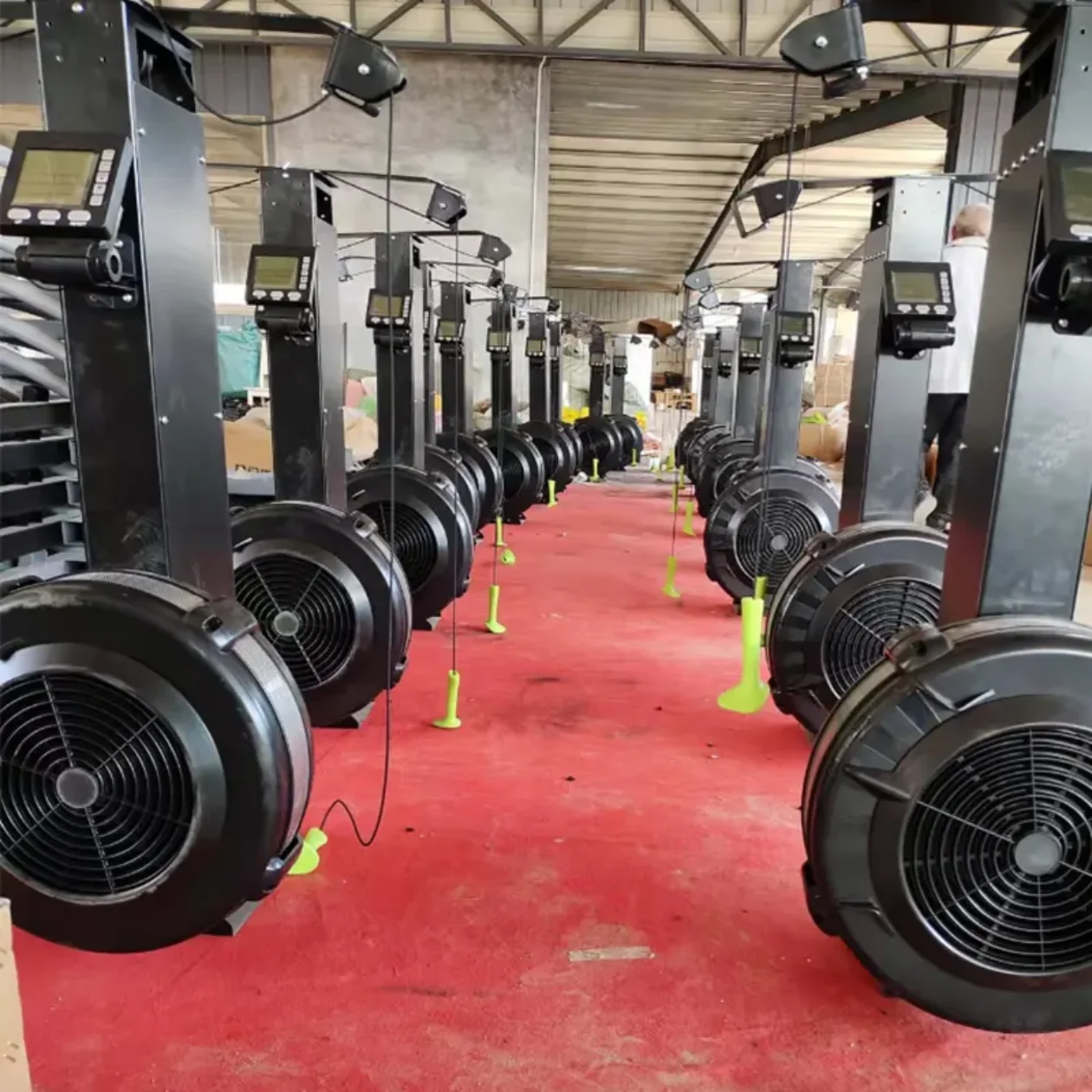 

Commercial Fitness Ski Machine Indoor Aerobic Wind Resistance Mechanical Driving Type Steel Frame LED Screen