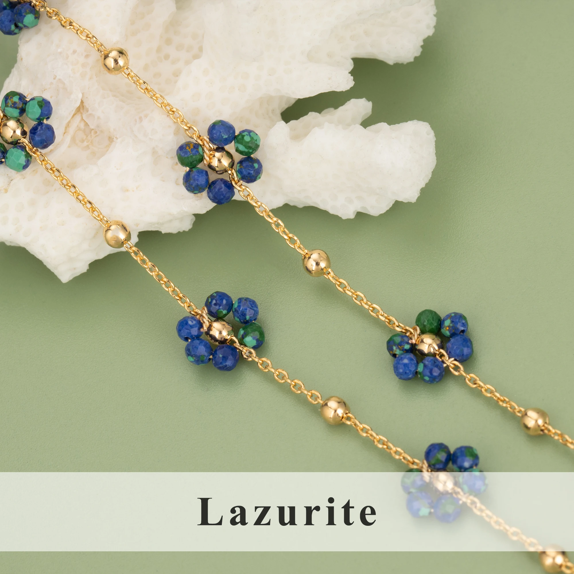 YEGUI C293,diy chain,18k gold plated,stainless steel,natural stone,hand made,diy bracelet necklace,jewelry making,1m/lot