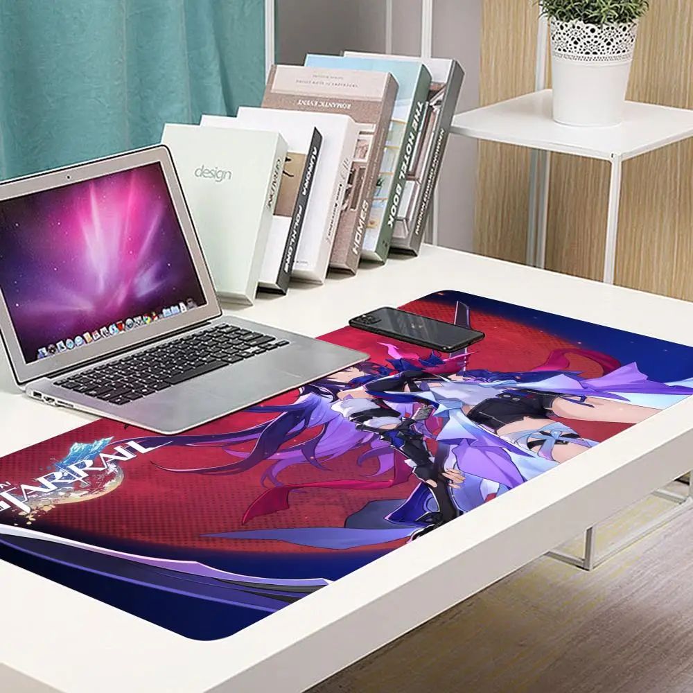 Honkai Star Rail Luxury Fashion Mouse Pad Large Anime Desk  Luxury Desktop Cartoon Gaming Gamer Keyboard Office Computer Cushion