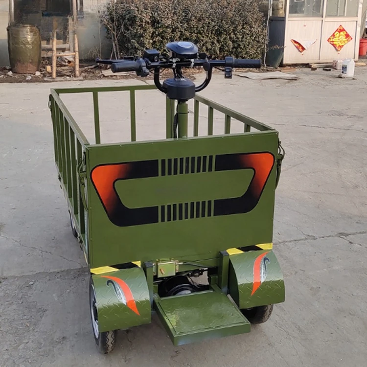 China steel trolleys price 800kg heavy duty material handling trolley warehouse electric transport cart