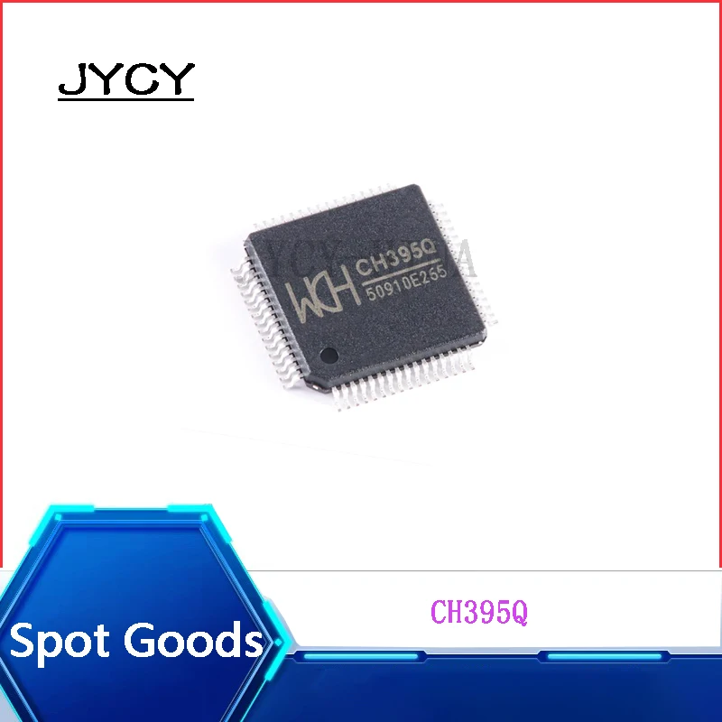 1PCS CH395Q  NEW  LQFP-64 Ethernet protocol stack chip