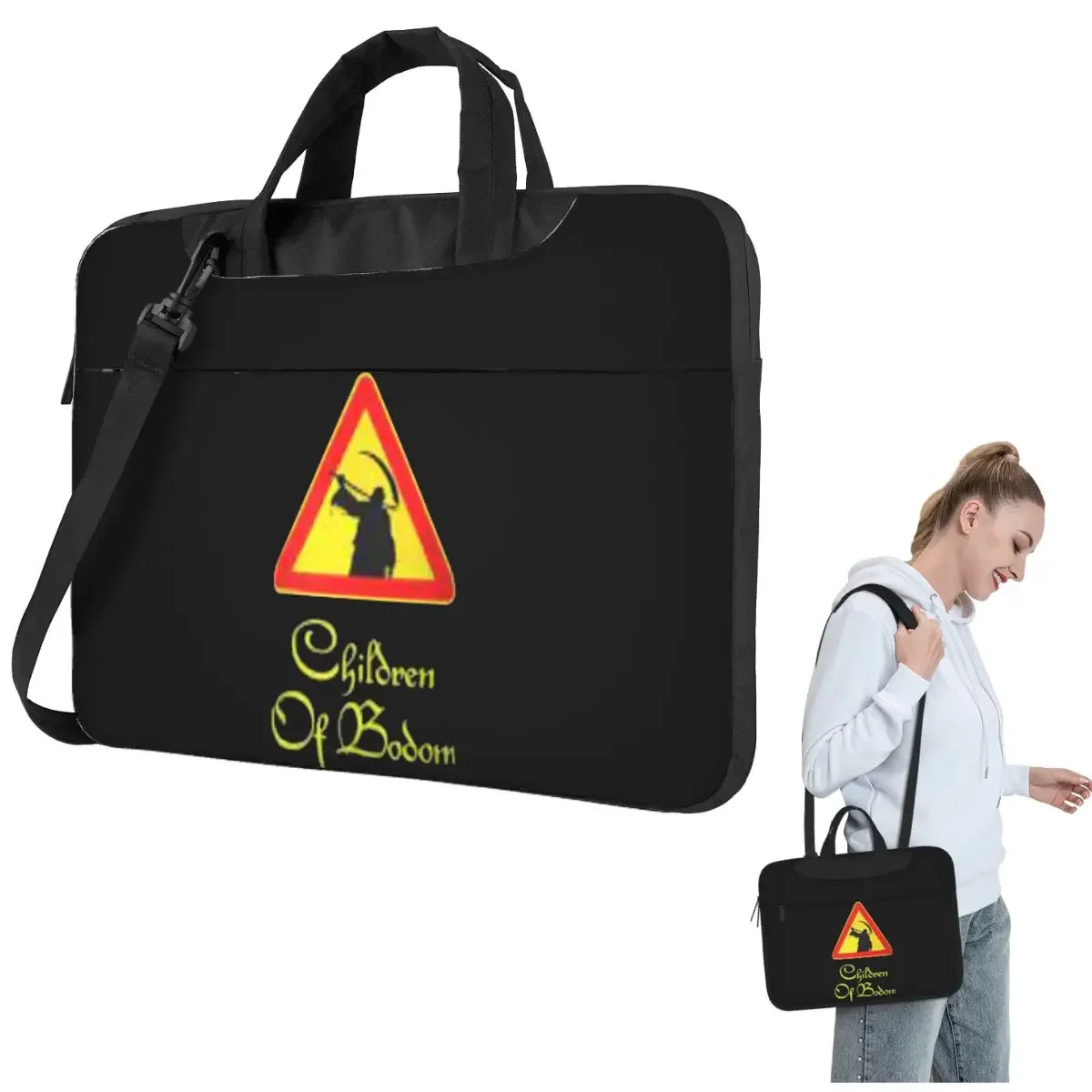 Children Of Bodom Band Crossbody Laptop Bag Case Computer Bag 13 14 15.6 Inch Notebook Pouch for Lenovo