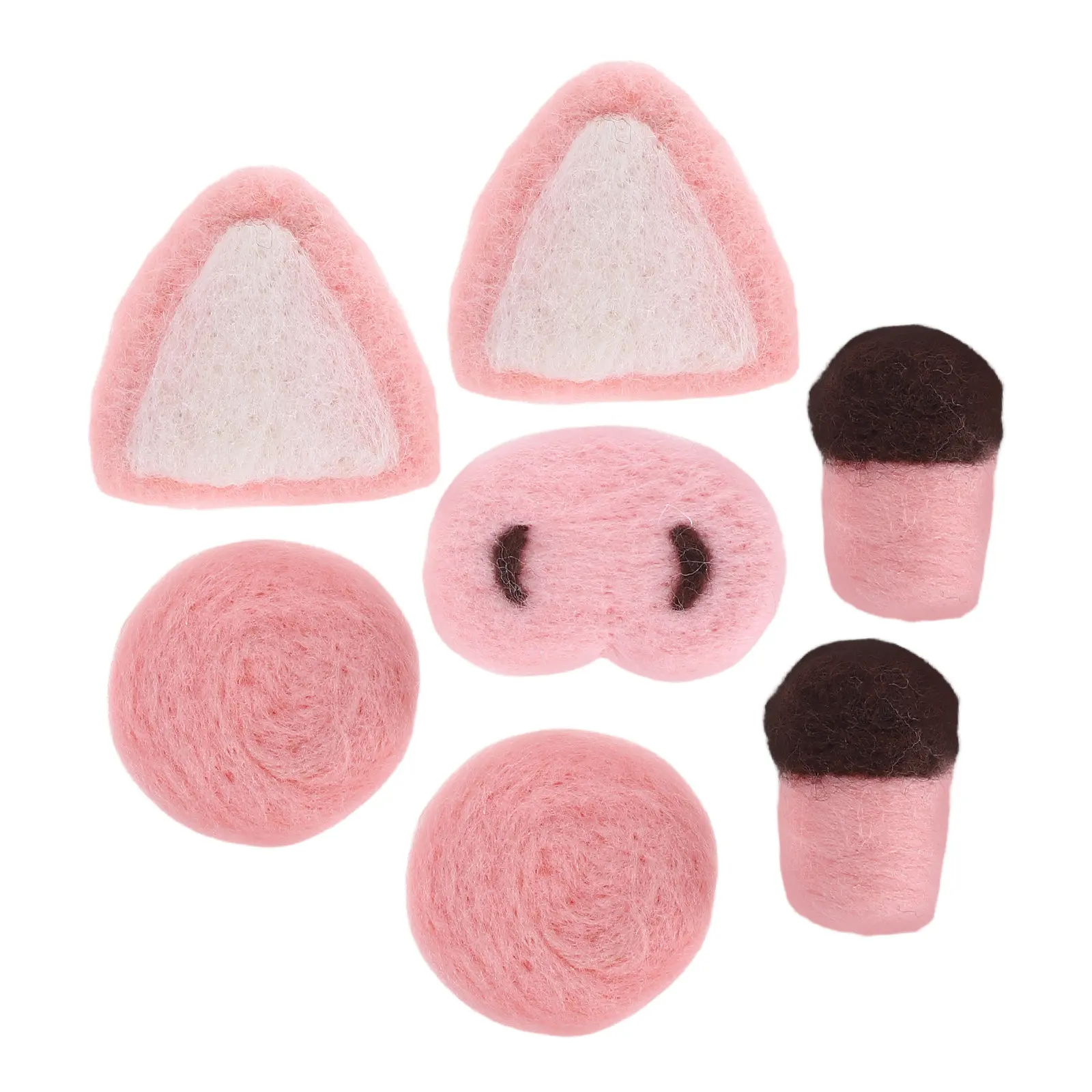 

Набор для творчества: уши, нос, щеки, лапки для мягких игрушек, аксессуары для рукоделия, развивающие занятия для детей