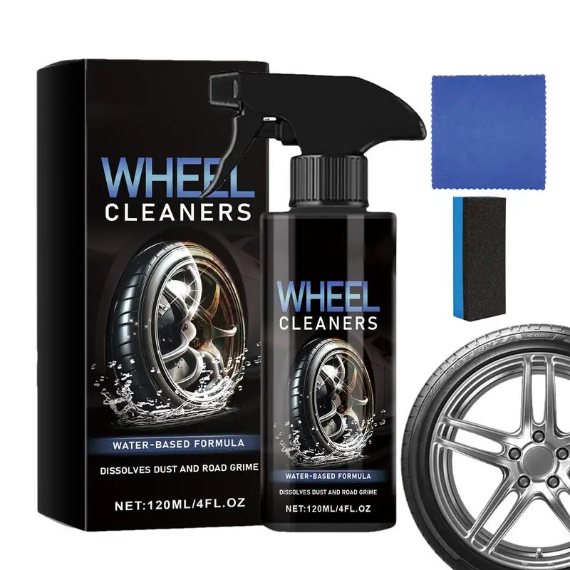 

Car Wash Wheel Cleaning Effective Wheel Cleaner 120ml Multi-Purpose Car Cleaner Spray Wheel Care For Cars Trucks SUVs