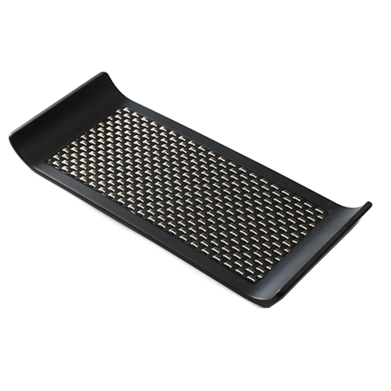 Ahunderjiaz-Nordic Style Rectangular Tray, Black Tea Trays, Living Room, Entryway, Kitchen Storage Decoration, Home Decoration