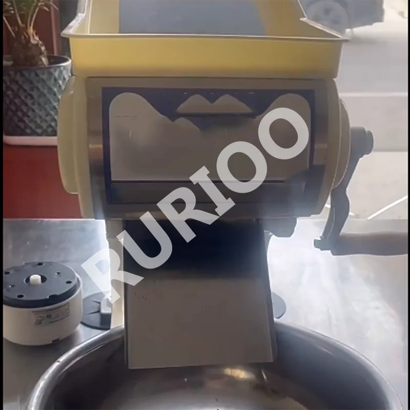 No Electric Hand Crank Meat Slicer Compact Design Save Space For   Hot Pot Shop Snack Bar Catering