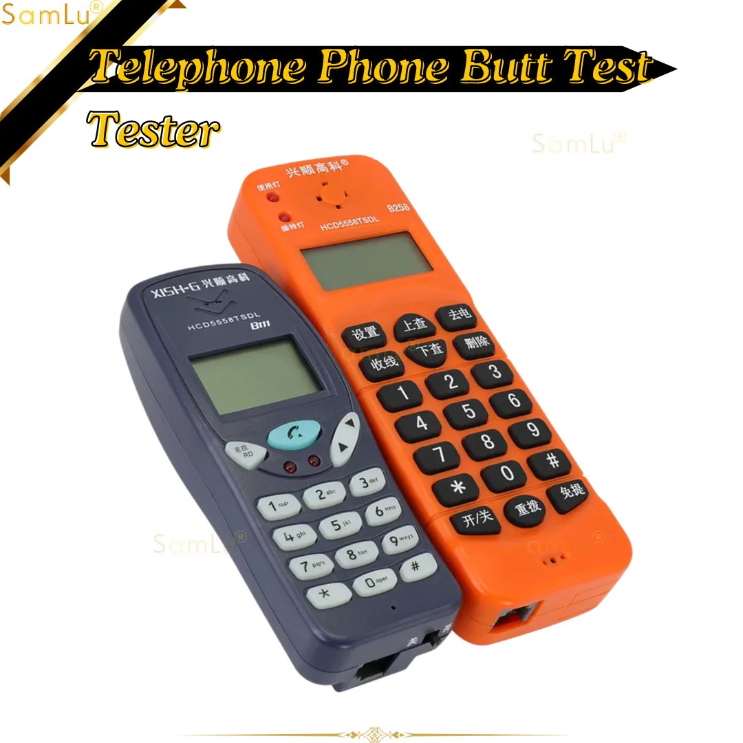 Telephone Phone Butt Test Tester Telecom Tool Network Cable Set Professional Test Device Check for Telephone Line Fault