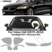 For Volvo V90 2019-2024 PPF Paint Protection Film Car Pre-cut Clear Headlight Rearview Anti-scratch Invisible Clear TPU Car Film