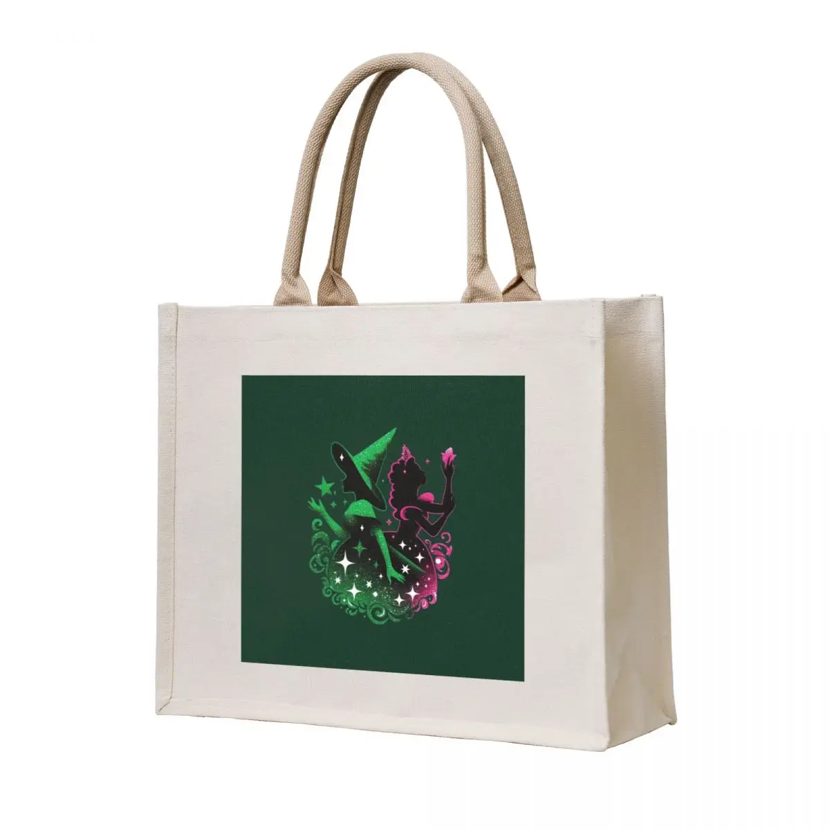 

Elphaba & Glinda Wicked the Musical Defying Gravity Tote Bag Cloth bags custom bags Custom bag Shopper