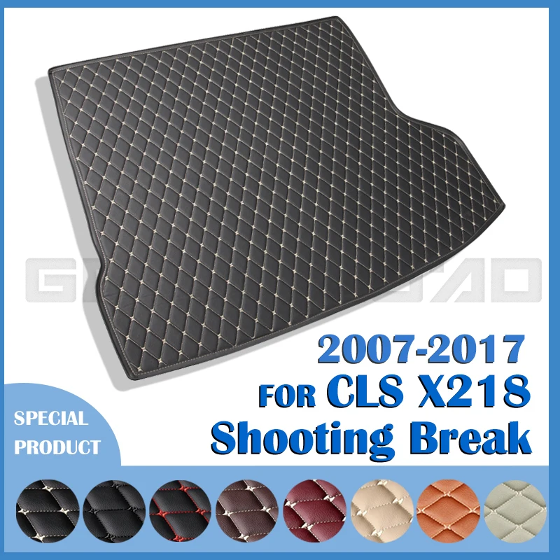 Car trunk mat for Mercedes Benz CLS Shooting Break (5-Seat) X218 2007-2017 16 15 14 13  cargo liner carpet interior accessories