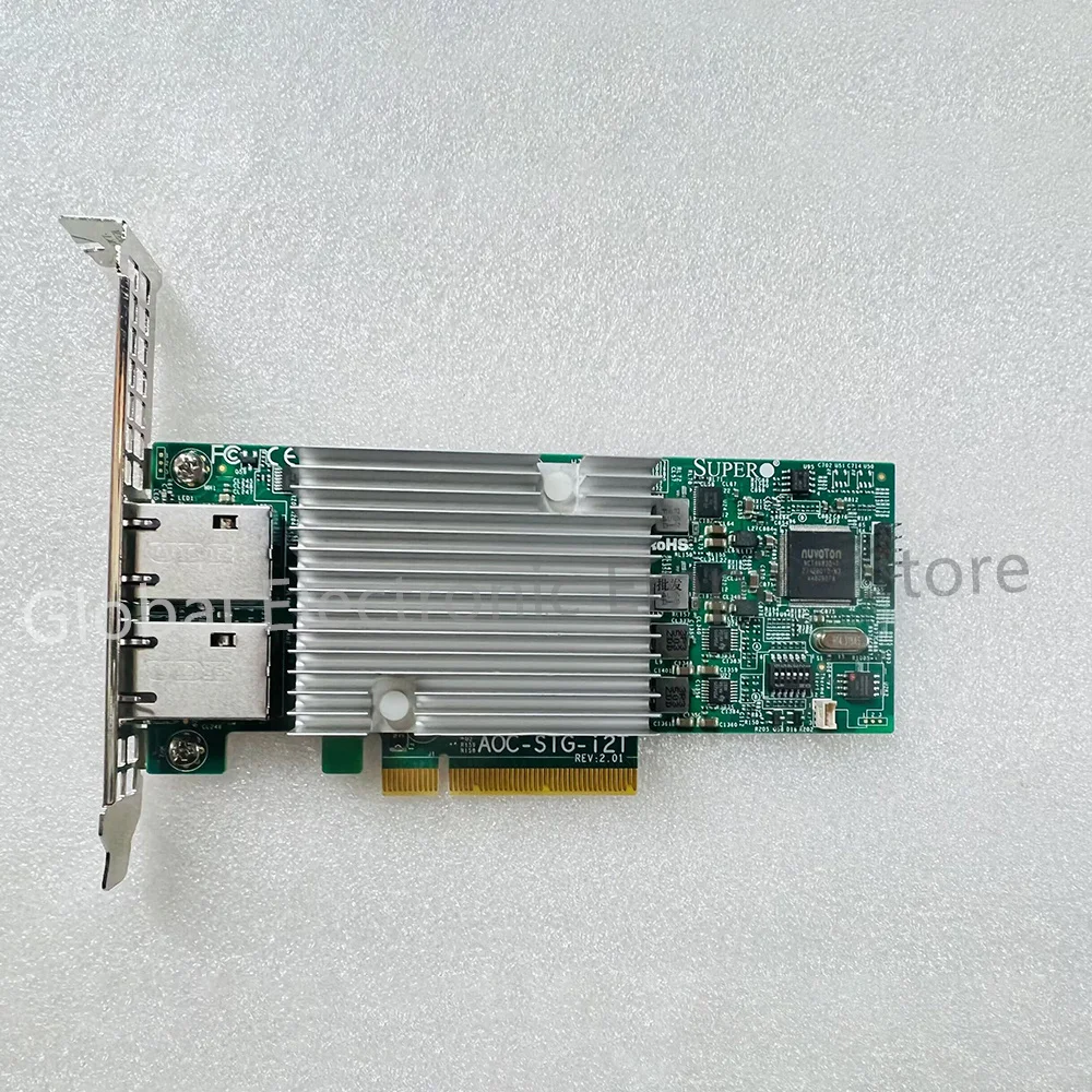 For Supermicro 10 Gigabit Dual Electrical Pcie NIC Intel X540-T2 AOC-STG-I2T