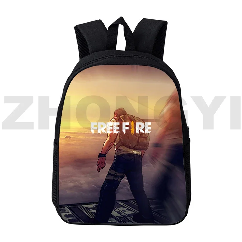 3D Free Fire Garena Backpack Assault Game Cute Backpack Women 12/16 Inch Laptop Travel Packbag Fashion Canvas Kids School Bags