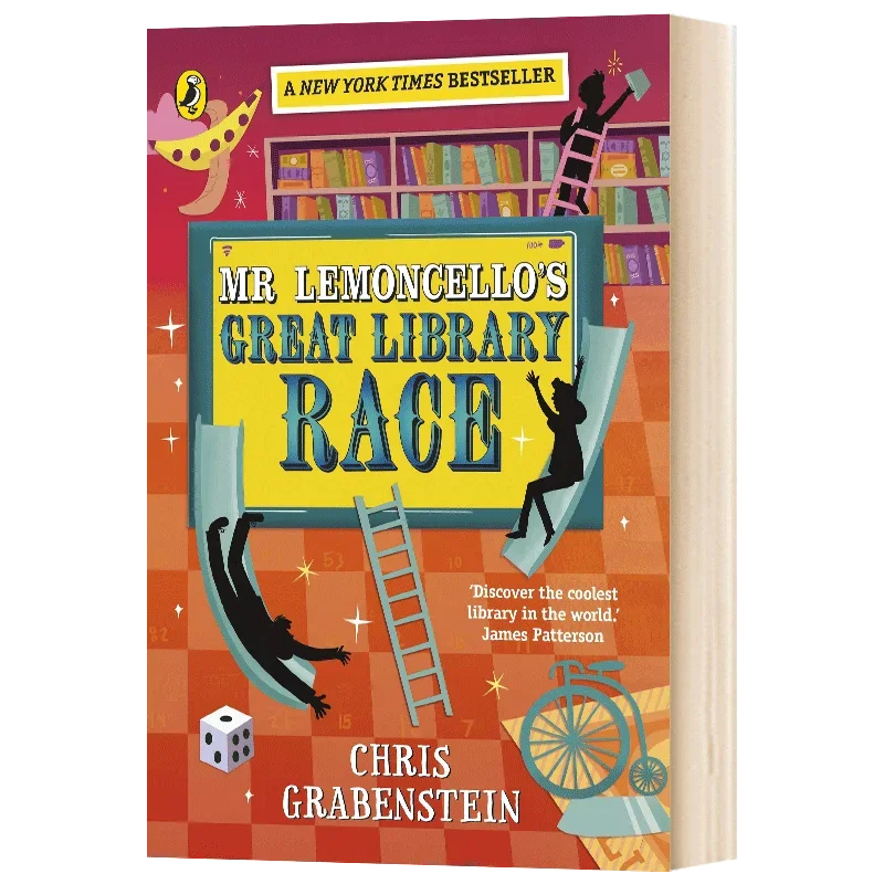 

Mr Lemoncello's Great Library Race 3, Children's books aged 9 10 11 12 English books, Fantasy Novels 9780141387680
