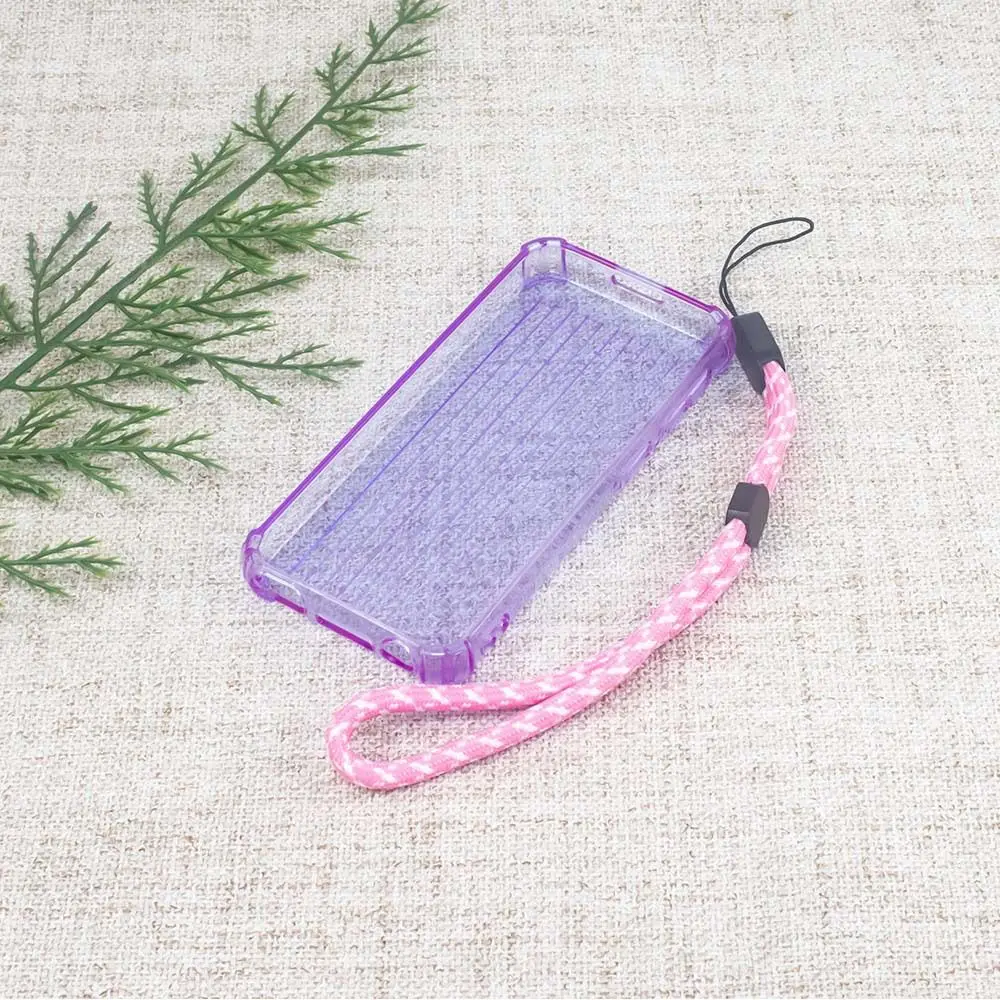 TPU MP3 Player Case Shock Resistant Dust Resistant Protective Player Case Wrist Strap Transparent for AGPTEK M3