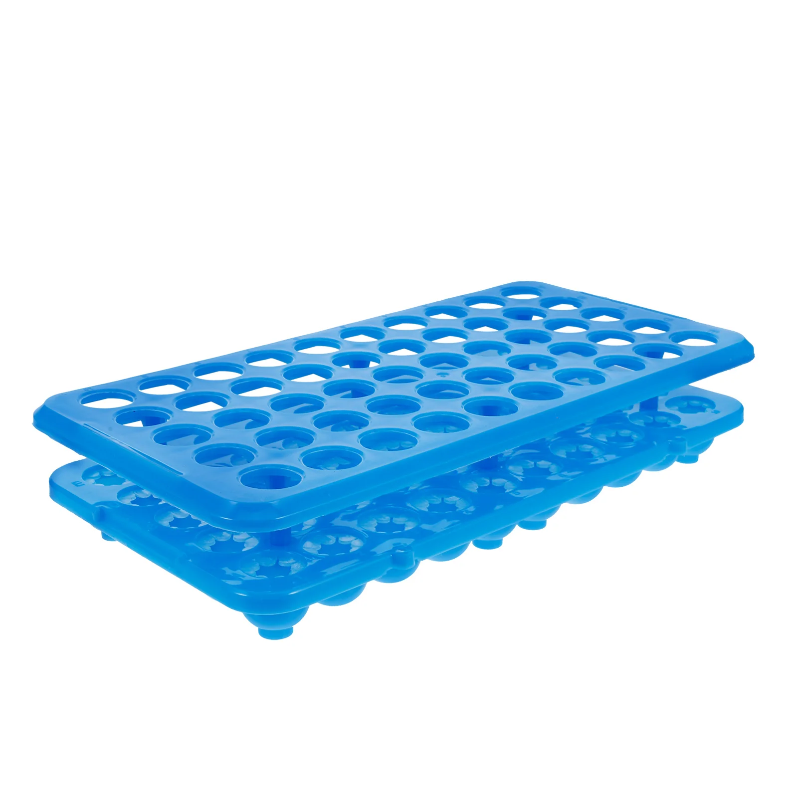 

Test Tube Rack 18mmx50 Holes PP Material Holder Storage Organizer For Sampling Tubes Display Chemistry
