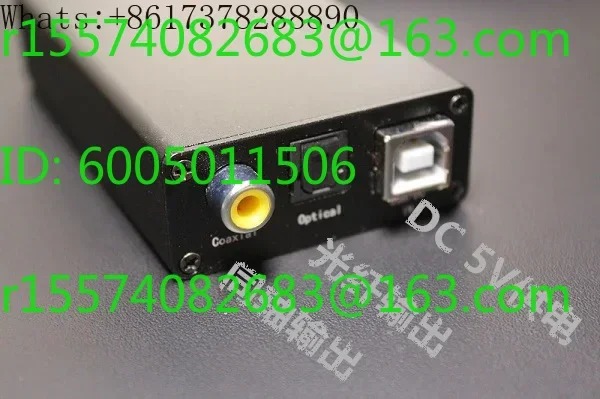 Analog RCA to Fiber Coaxial ADC Audio Signal to SPDIF Digital Signal to Decoder HiFi