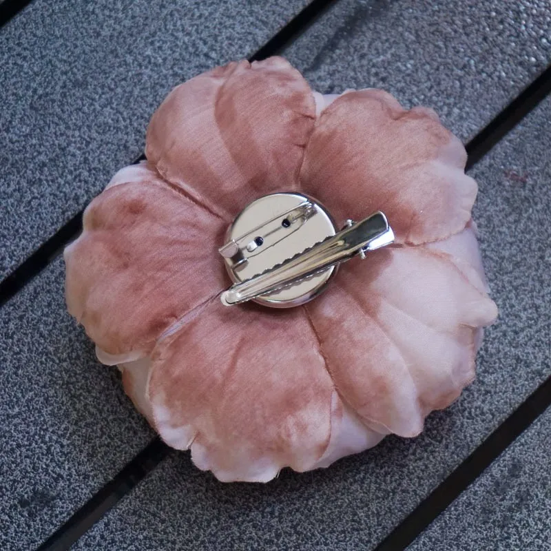 12cm Peony Hair Clip For Woman Wedding Bridal Hairpin Artificial Flower Hair Accessories Birthday Gifts