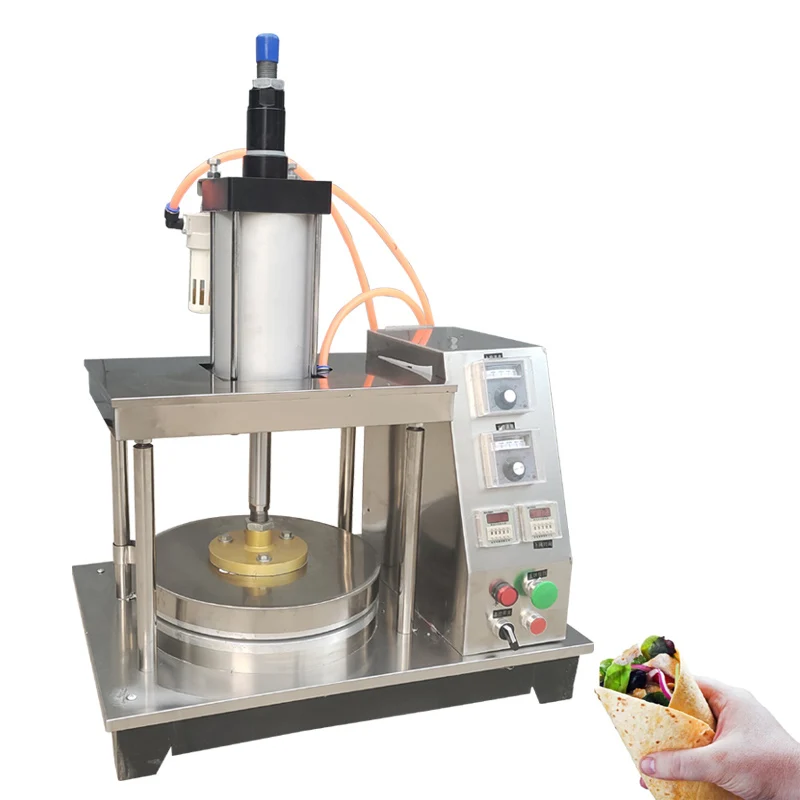 

Hot Sale Automatic Electric Tortilla Press Roti Maker Dough Pressing Pizza Making Machine