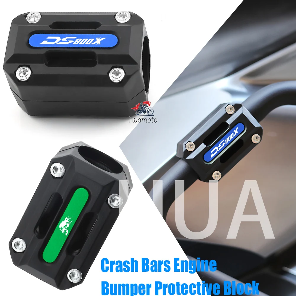 Logo For Voge DS800X DS 800X 800 Motorcycle Accessories Engine Guard Crash Bars Engine Bumper Protective Block 2026