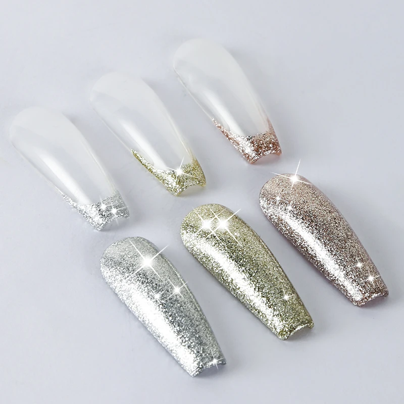 Neue Glitter Gel Polnische Shiny Platin Nagel Gel 5ml Nail art Blinkende Weg Tränken UV Semi Permanent Hybrid Vernis lack Lack – Detail 9