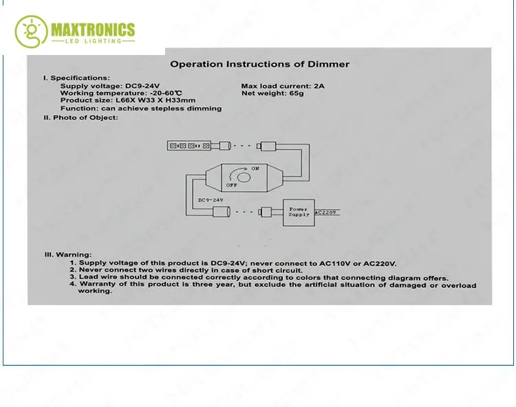 DC12V-24V LED Dimmer Manopola Interruttore Controller Luminosità Regolare Nero/Bianco Per 3528 5050 5730 5630 Luci di Striscia Led Singolo Colore