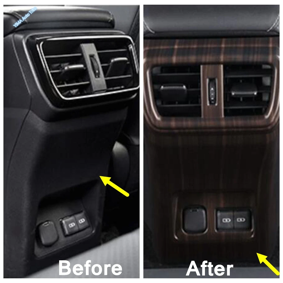 Wood Grain Auto AC Air Outlet / Window Glass Lift / Gear Shift Box Cover Trim For LEXUS NX 260 350h NX260 NX350h 2022 2023 2024