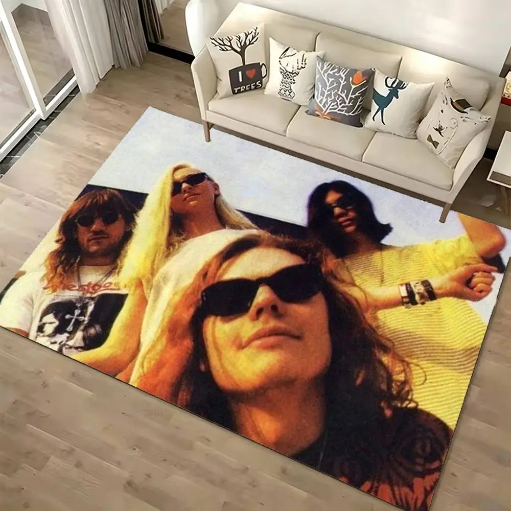 S-Smashing Pumpkins Band Floor Mat Bathroom Absorbent Mat Rugs Simple Door Dirt-resistant Mat Home Kitchen Mat