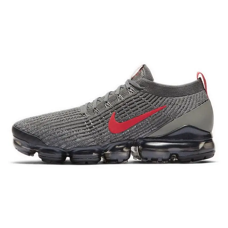 Nike Nike Air VaporMax Flyknit 3 Grey Track Red Sneakers shoes CT1270-001