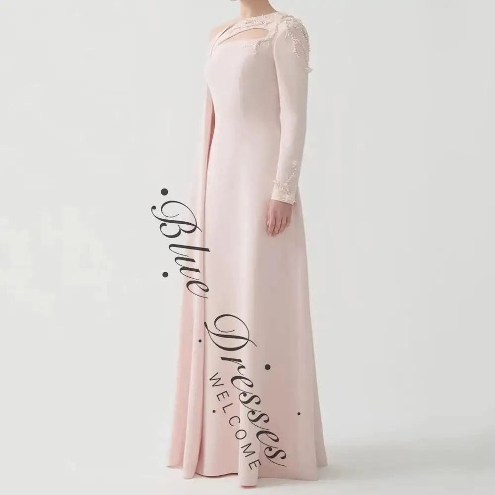 

customized Mermaid Evening Dresses Floor-length V-neck Half Sleeve Prom Gown Fashion Flowers Simple Draped Casual Party Gown