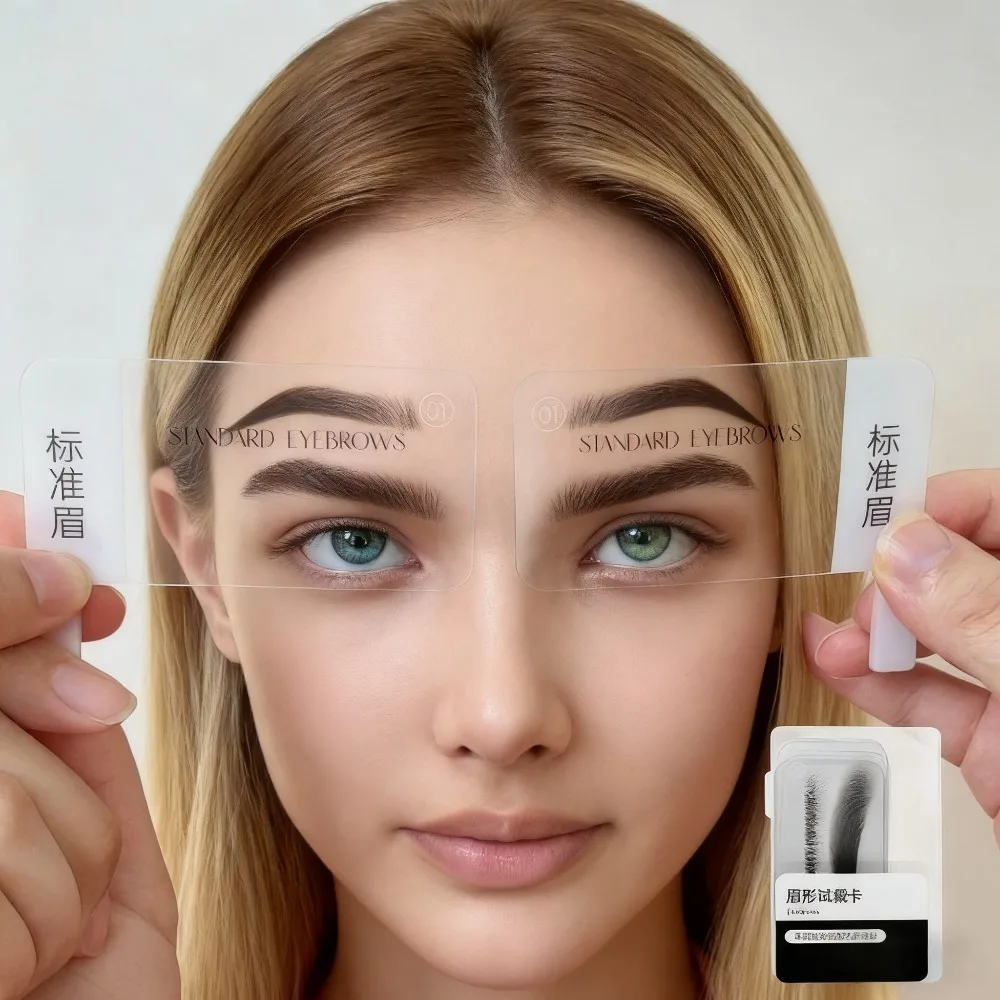 6 paires, 12 styles – Carte d'essai de forme de sourcils, outil de cartographie pour microblading, pochoir PMU réutilisable, guide professionnel de façonnage des sourcils