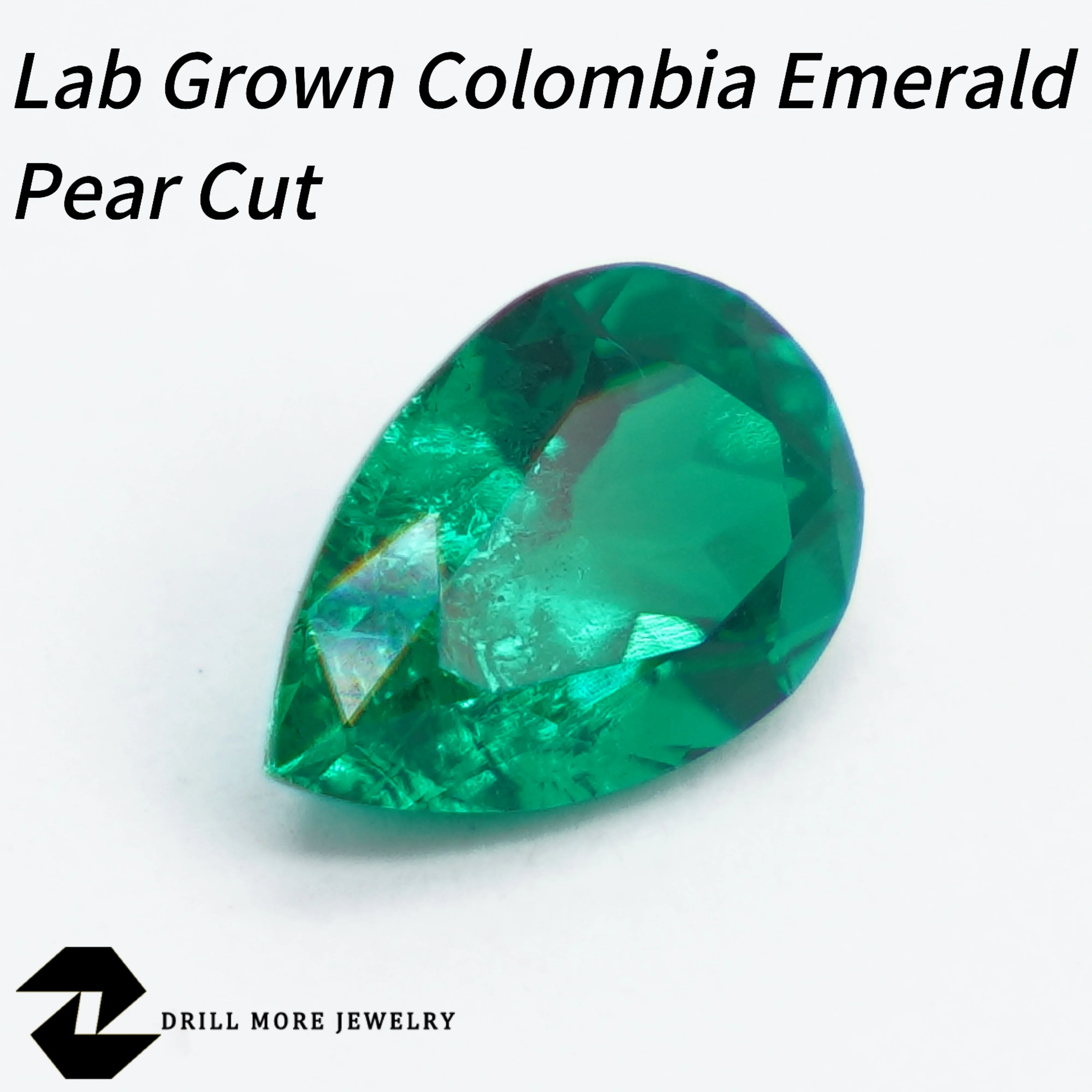 Lab Grown Colombian Emerald Hydrothermal Loose Gemstone High Quality Hand Cut Provide AGL Certificate For diy Jewelry Making