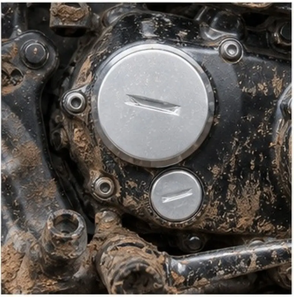 1Set Atv Engine Stator Side Cap ABS Construction Weatherproof Wear Resistant Engine Cover Cap for Off Road Vehicle Use