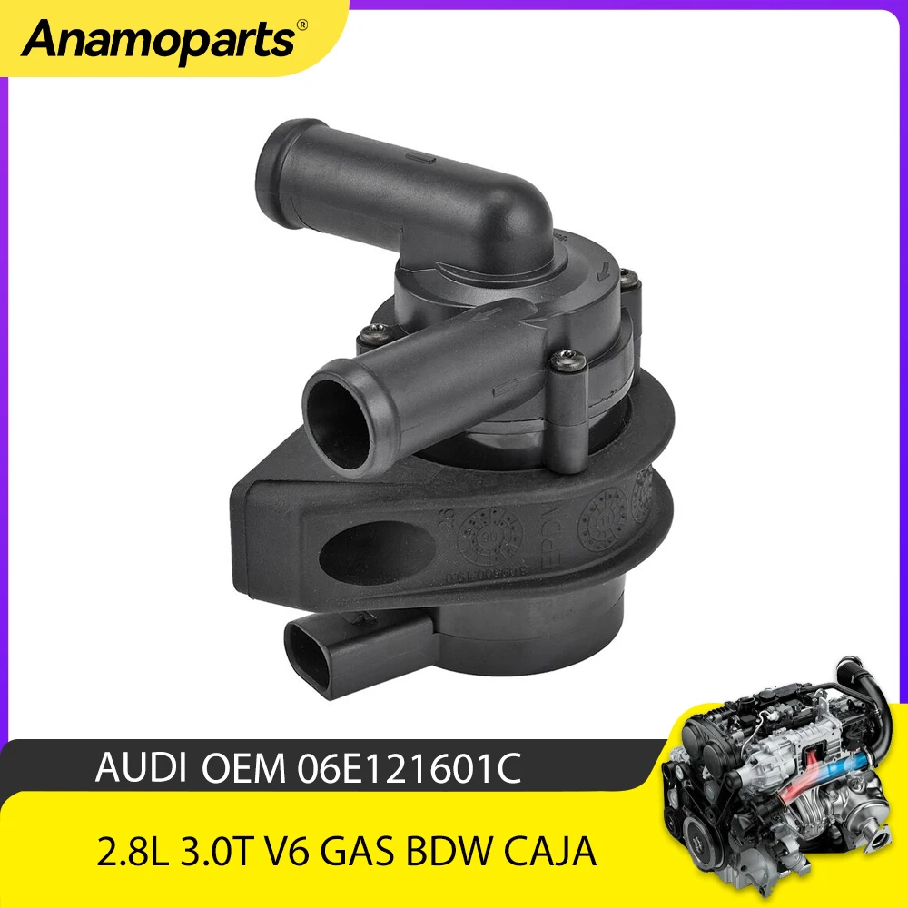 

Engine Part Cooling System Electric Auxiliary Water Pump Fit 2.8 3.0 T L V6 Gas BDW CAJA CCAA For 04-18 AUDI A6 A7 Q7 2.8L 3.0T