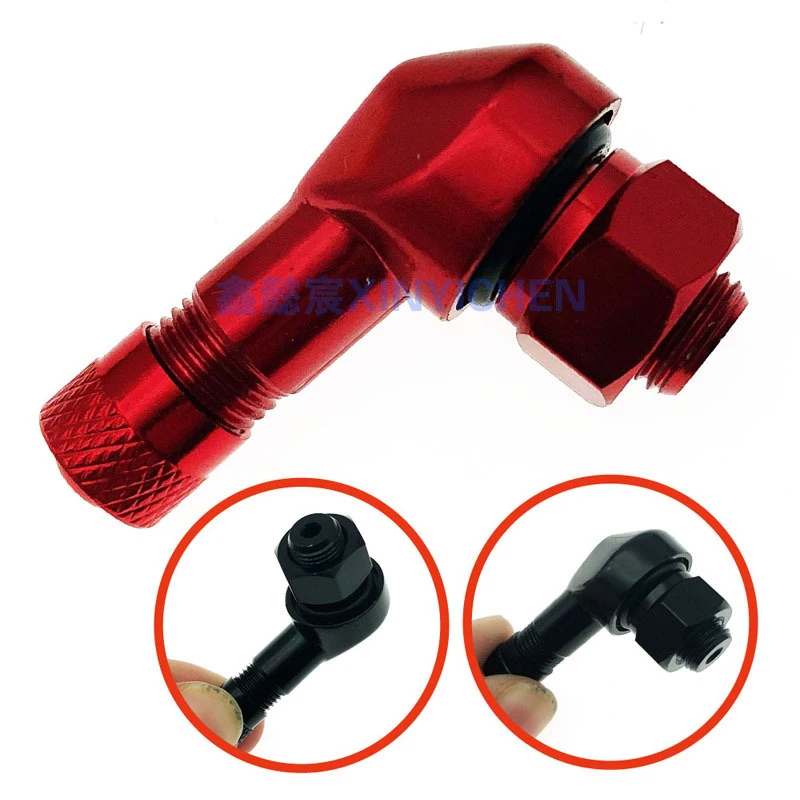 11.3 Mm Aluminum Metal 90 Degree Angle Universal Motorcycle Colorful Tire Valve Stems Tv25al