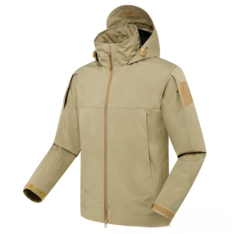 Spring and Autumn Thin Jacket Tactical Jacket Waterproof Windproof Warm Jacket Single Composite Softshell Mountaineering Suit