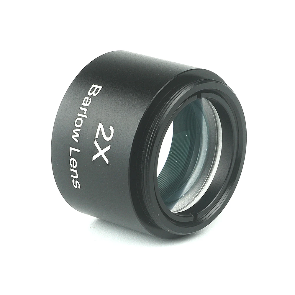 EYSDON 2X Barlow Lens 1.25 Inch Kim Loại Phủ Lớp Kính Quang Học Với Mặt Trước M28 * 0.6Mm Luồng Cho kính Thiên Văn Kính