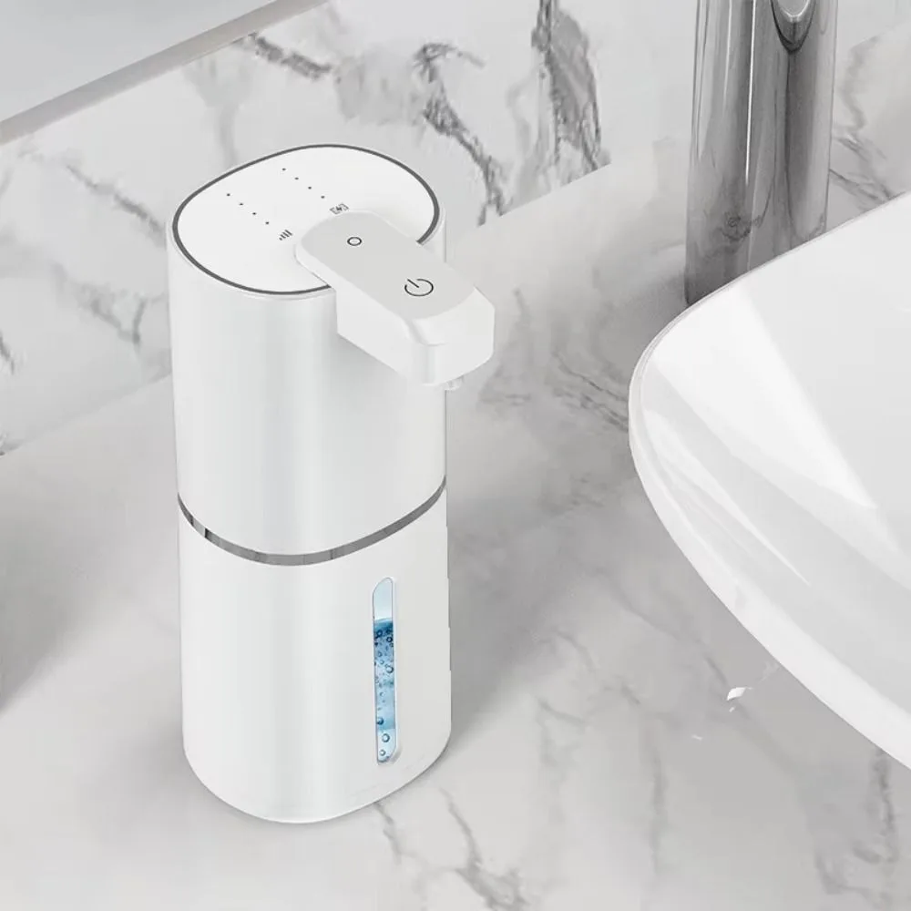 380ml Automatic Liquid Soap Dispenser 4 Gear Adjustable Touchless Foam Machine Automatic Induction Wall Mounted