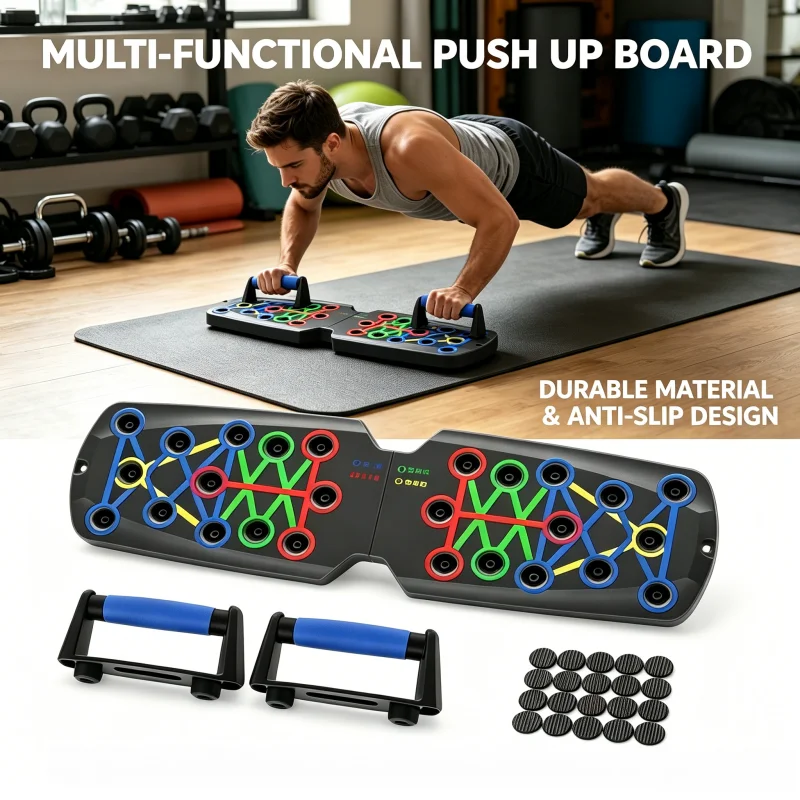 Push Up Board Foldable Multi Function - New Portable Foldable Multi-Function Push-Up Board