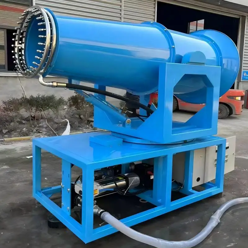 40m Stainless Steel Anti-corrosion Sprayer Machine Water Fog Cannon for Mine Security Suppression High Pressure Dust Sterilize