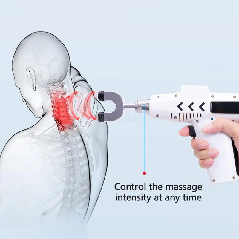 Spine Chiropractic Adjusting Instrument Electric Correction Gun Activator Massager Impulse Adjuster Relieve Pain Portable