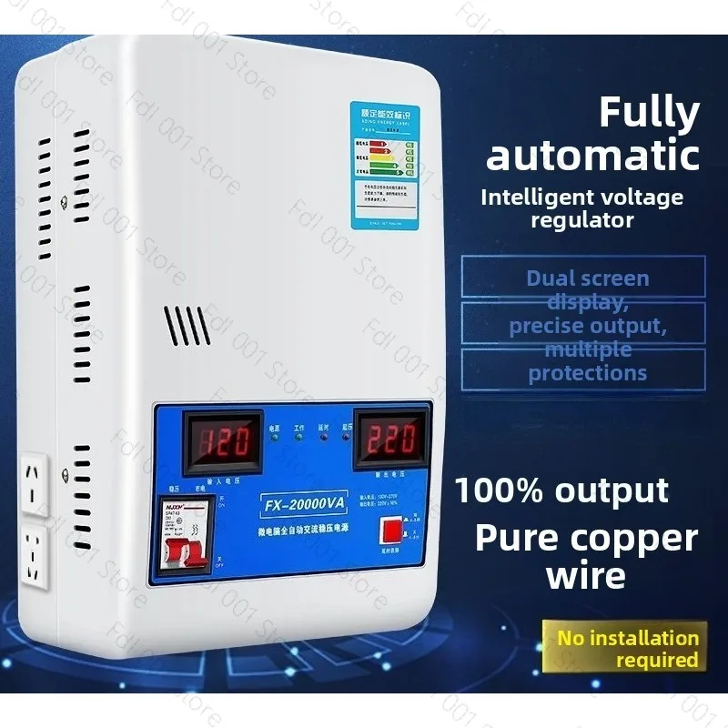 Voltage regulator 220v household automatic 18000w high power single phase ultra low voltage