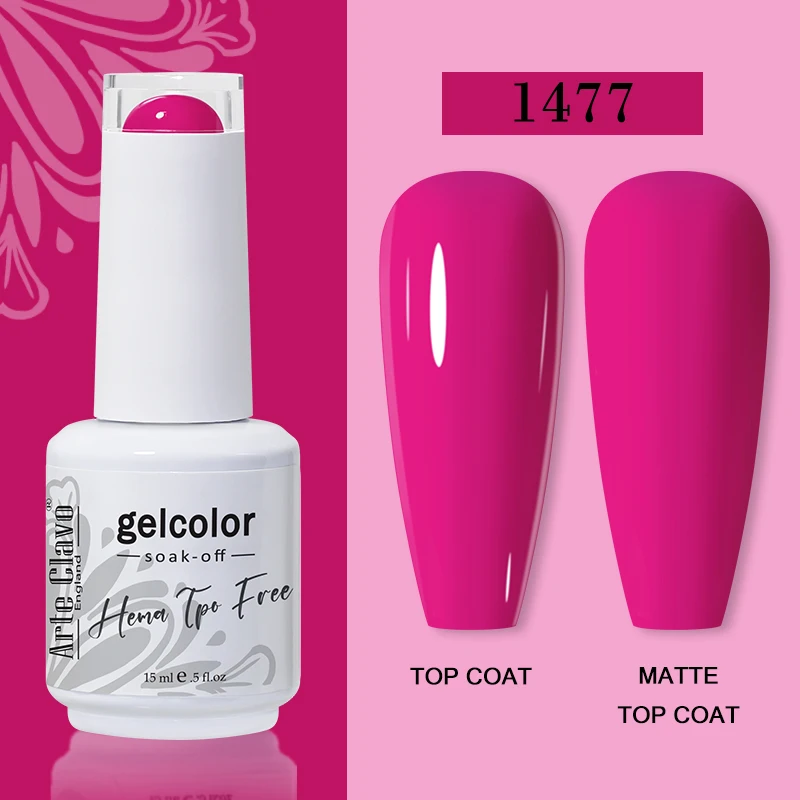 Arte Clavo Red Series Nagellak Feestkleuren Gelvernis Alles voor nagels Losweken UV LED Semi-permanente Nail Art Remover Gel