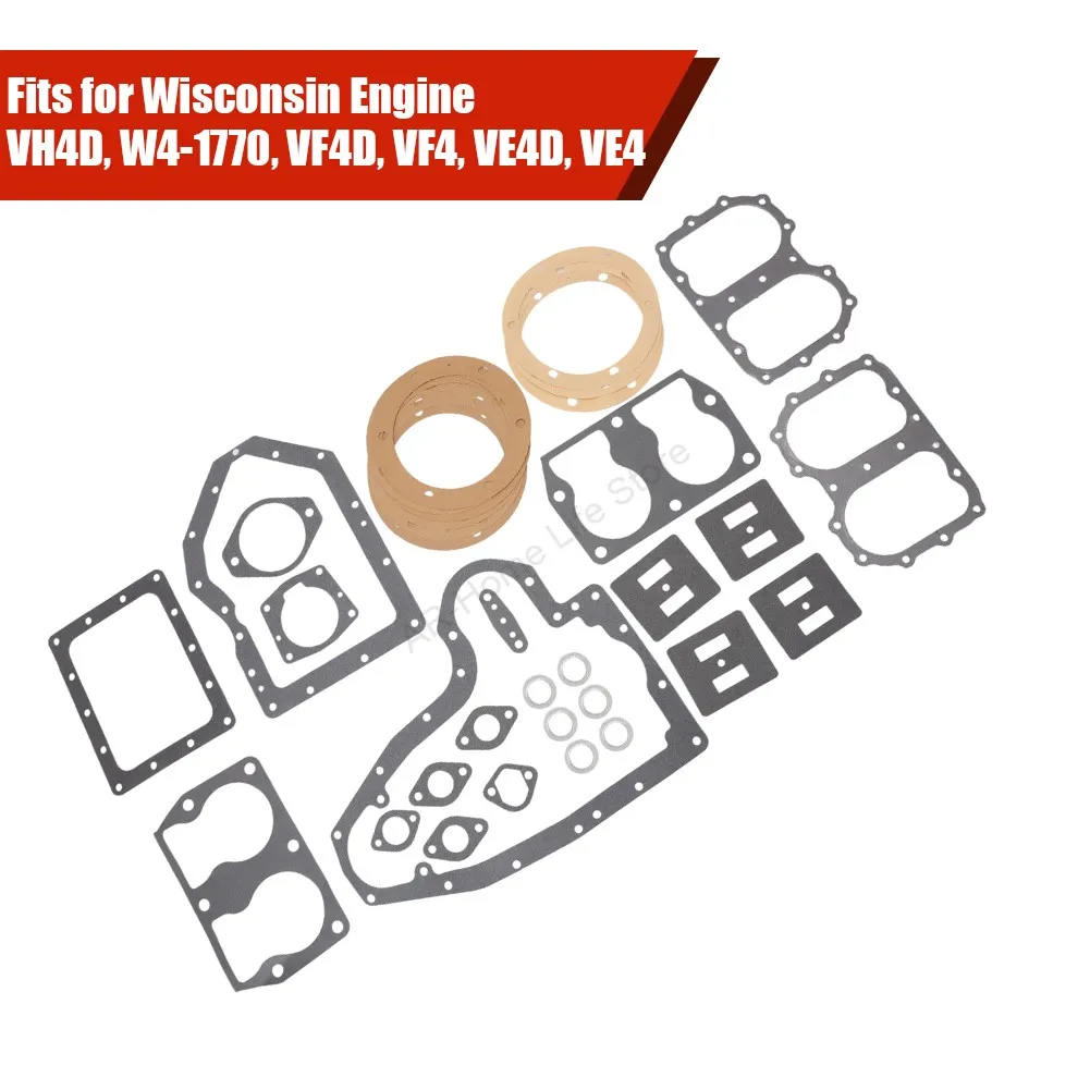 Полный комплект прокладок двигателя для двигателей Wisconsin VH4D, VF4D, VE4D, VE4, VF4, W4-1770