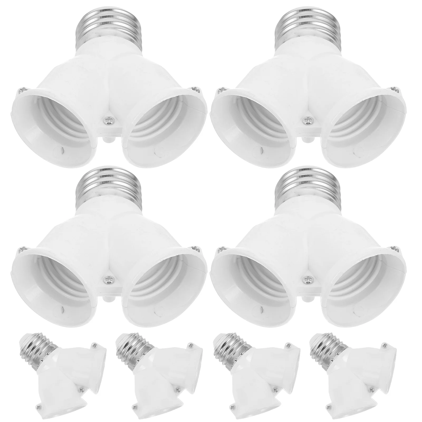 10 Pcs Lamp Head Adapter Socket Splitter Adjustable Light Bulb Holder Lightbulbs