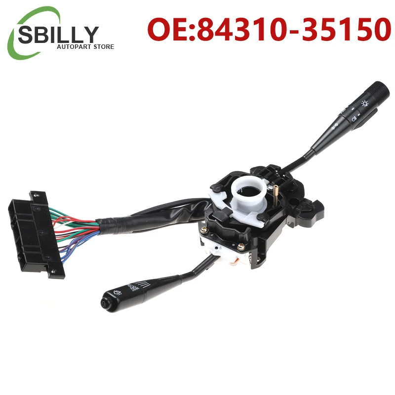 8431035150 Interruptor de controle de combinação de alavanca dupla automotiva para limpador de luz para Toyota Hiace LN40 RN40/45 1983 84310-35150