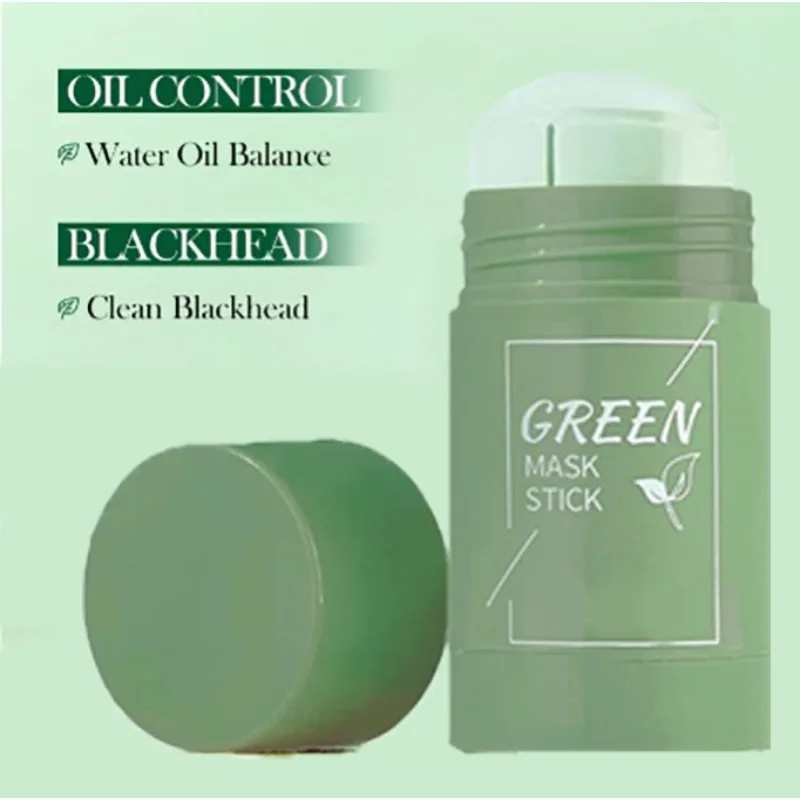 

Чистая маска для лица, очищающая палочка с зеленым чаем, маска для сужения пор, средство для глубоких удаления черных точек, очищающая увлажняющая маска для лица, 40 г