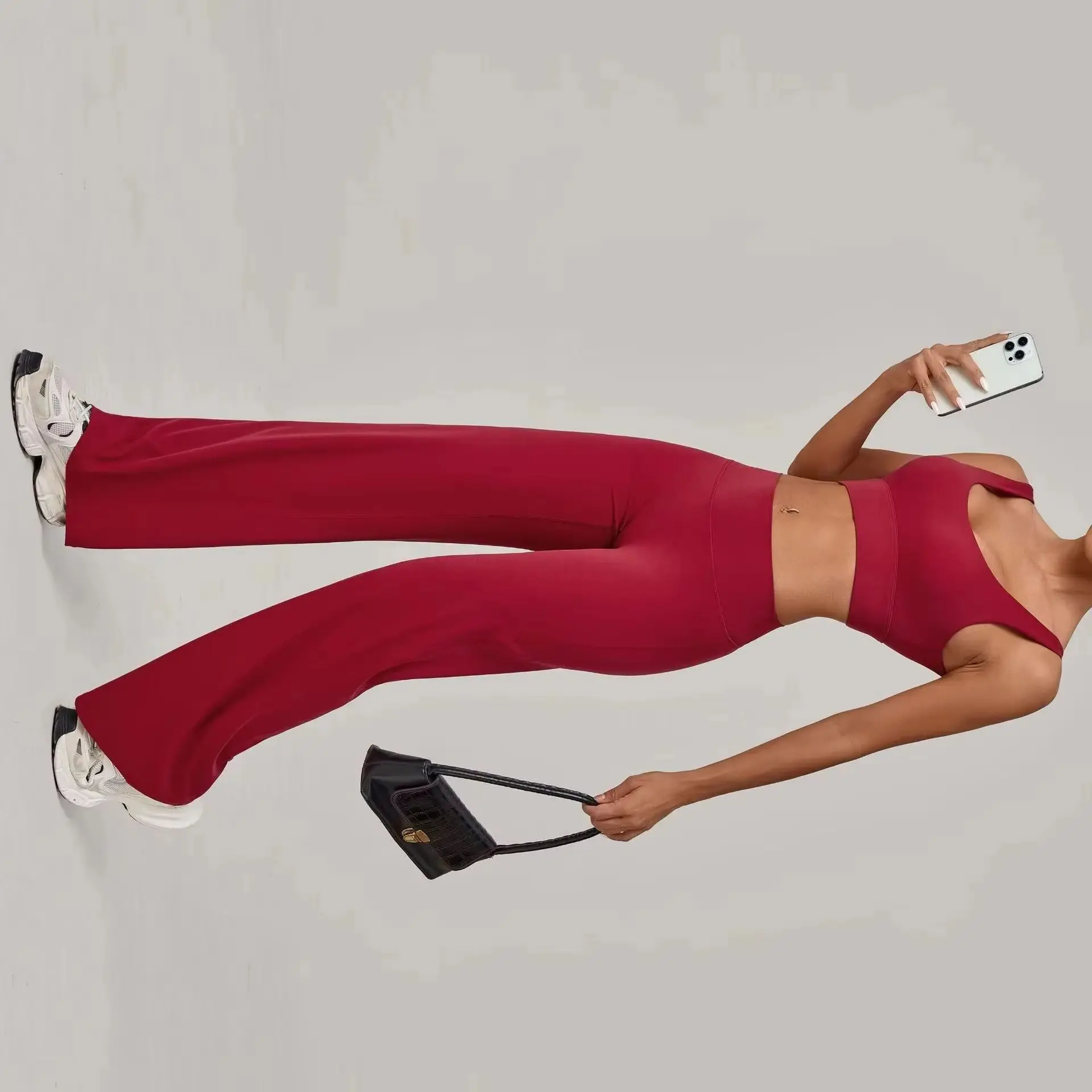 2PCS Yoga Set Women Tracksuit Nude Feeling Workout Sets Gym Clothes Push Up Fitness Running Sportwear Sport Bra Leggings Suit