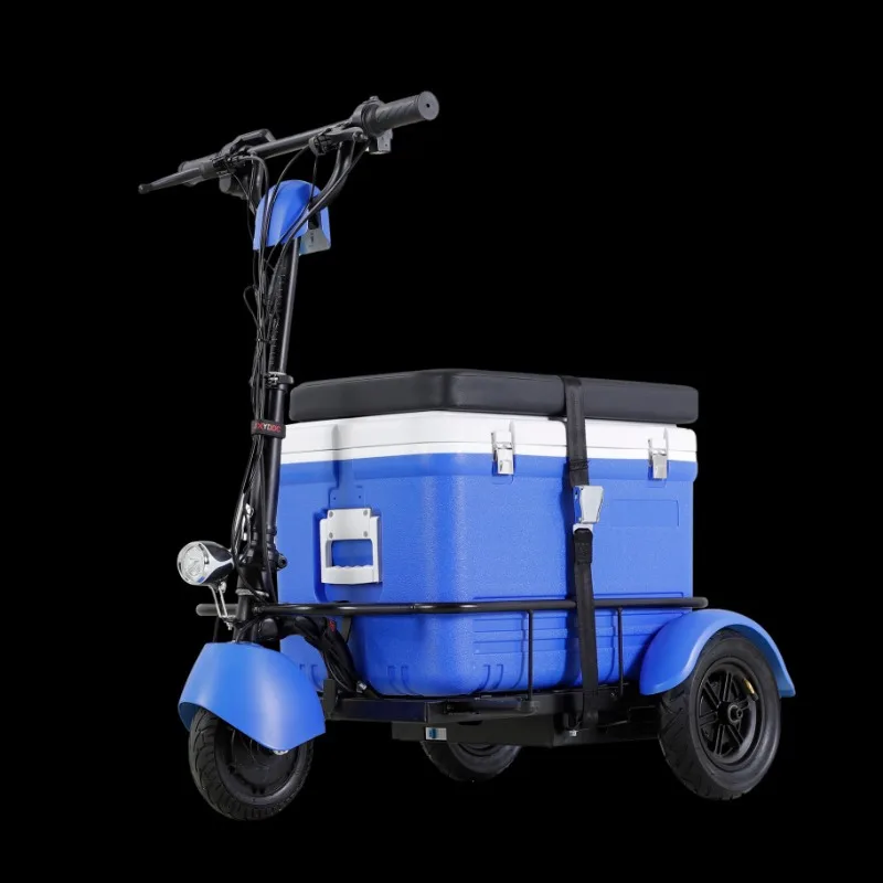 

New electric picnic small box car scooter household four-wheeled electric vehicle going out travel leisure vehicle