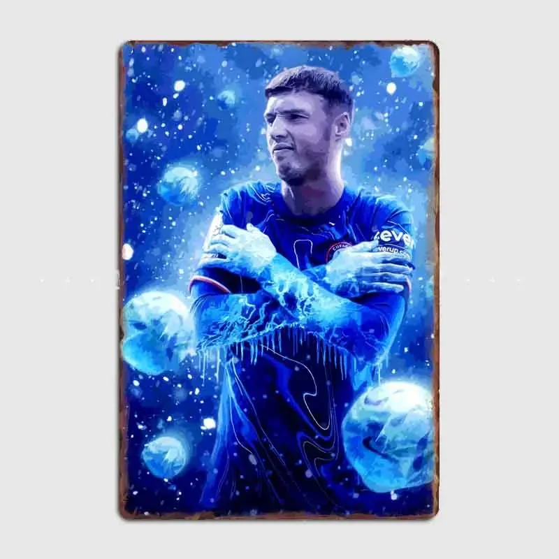 

Cole Palmer Football Player Posters Metal Poster Football Club Custom Tin Sign Indoor Home Wall Decor Room Decor