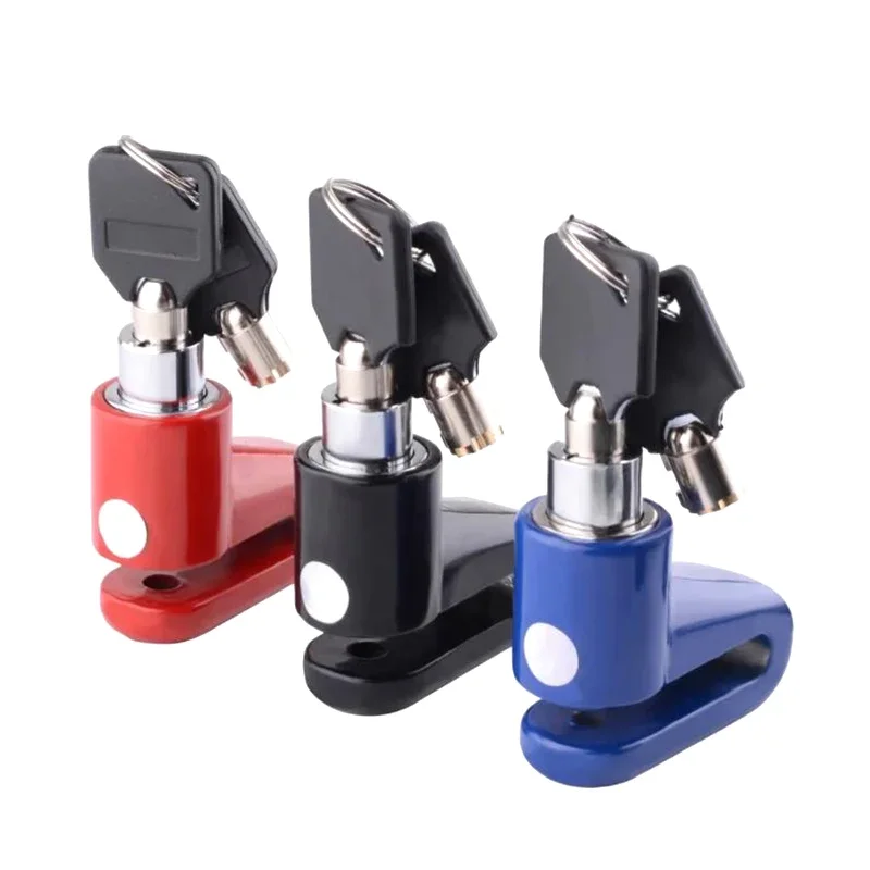 

Motorcycle Bike Anti-Theft Wheel Disc Brake Lock, Safety Disc Wheel Lock, Mountain Road Bike Padlock With Keys